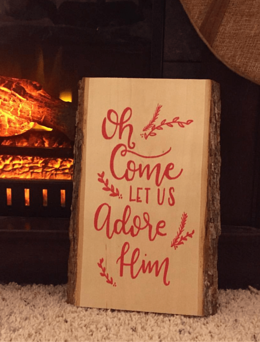 Holiday Wood Sign