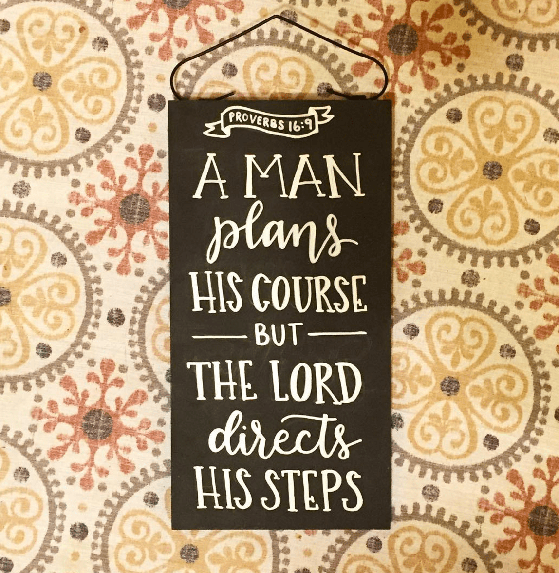 Chalk Lettering Bible Verse